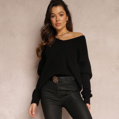 Sweter damski casual na zimę Renee ze sklepu: renee.pl w kategorii: Swetry damskie - zdjęcie 6BEED23A-9DF-769_216090