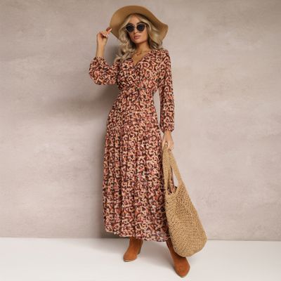 Sukienka na jesień Renee ze sklepu: renee.pl w kategorii: Sukienki - zdjęcie 6BEED23A-9DF-769_218041