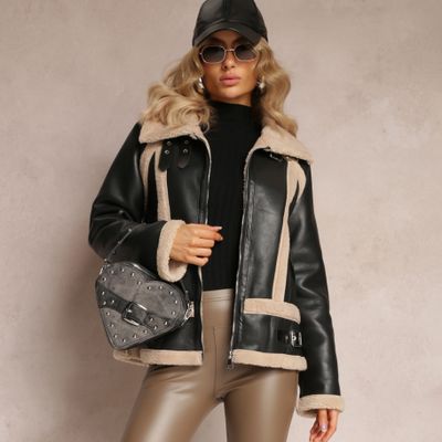 Kurtka damska casualowa Renee ze sklepu: renee.pl w kategorii: Kurtki damskie - zdjęcie 6BEED23A-9DF-769_218249