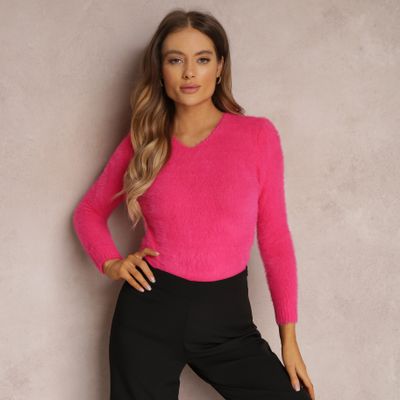 Sweter damski casual Renee ze sklepu: renee.pl w kategorii: Swetry damskie - zdjęcie 6BEED23A-9DF-769_221613