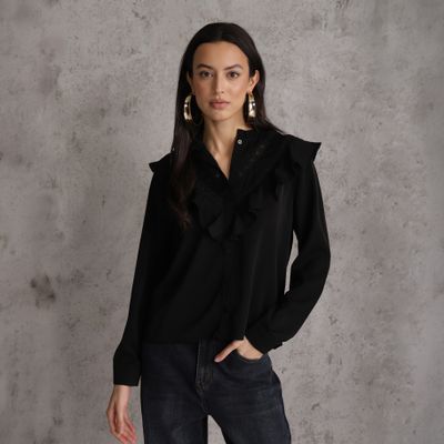 Koszula damska elegancka Renee ze sklepu: renee.pl w kategorii: Koszule damskie - zdjęcie 6BEED23A-9DF-769_223951