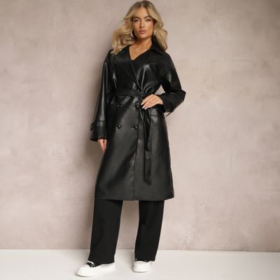 Płaszcz damski casual Renee ze sklepu: renee.pl w kategorii: Płaszcze damskie - zdjęcie 6BEED23A-9DF-769_227989