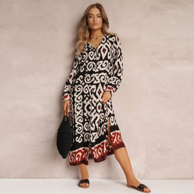 Renee - Sukienka w stylu boho ze sklepu: renee.pl w kategorii: Sukienki - zdjęcie 6BEED23A-9DF-769_228465