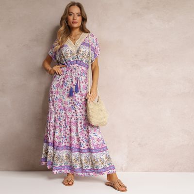 Sukienka boho Renee ze sklepu: renee.pl w kategorii: Sukienki - zdjęcie 6BEED23A-9DF-769_230165