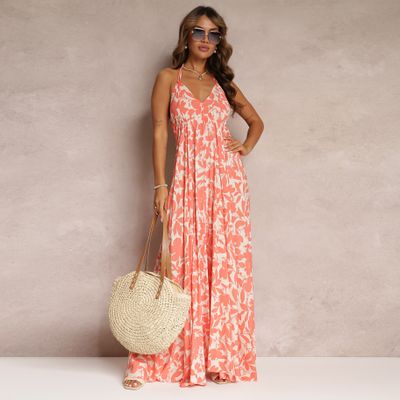 Sukienka w stylu boho z odkrytymi ramionami Renee ze sklepu: renee.pl w kategorii: Sukienki - zdjęcie 6BEED23A-9DF-769_232209