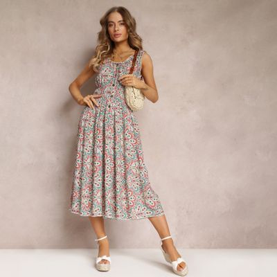 Sukienka dla puszystych Renee ze sklepu: renee.pl w kategorii: Sukienki - zdjęcie 6BEED23A-9DF-769_235324