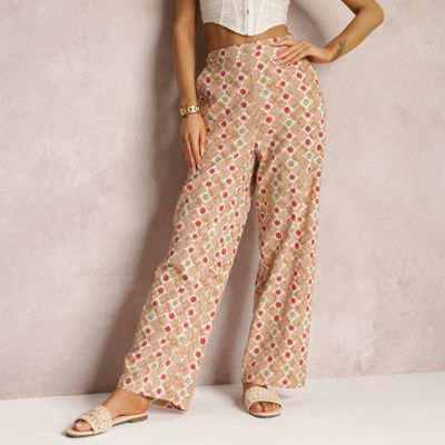 Renee - Spodnie damskie w stylu boho ze sklepu: renee.pl w kategorii: Spodnie damskie - zdjęcie 6BEED23A-9DF-769_235640