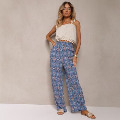 Spodnie damskie boho Renee ze sklepu: renee.pl w kategorii: Spodnie damskie - zdjęcie 6BEED23A-9DF-769_235646