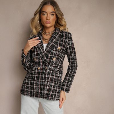 Marynarka jesienny elegancki Renee ze sklepu: renee.pl w kategorii: Marynarki damskie - zdjęcie 6BEED23A-9DF-769_236415