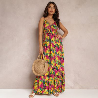 Sukienka boho Renee ze sklepu: renee.pl w kategorii: Sukienki - zdjęcie 6BEED23A-9DF-769_243285