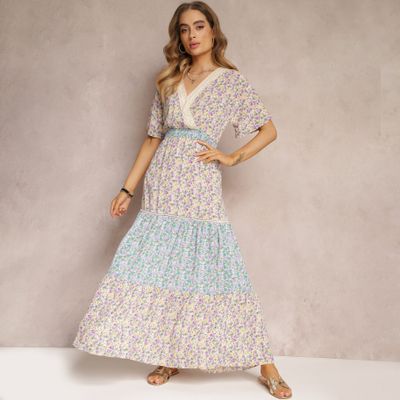 Sukienka boho Renee ze sklepu: renee.pl w kategorii: Sukienki - zdjęcie 6BEED23A-9DF-769_243931