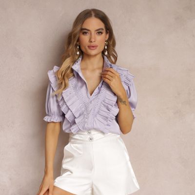 Koszula damska casual Renee ze sklepu: renee.pl w kategorii: Koszule damskie - zdjęcie 6BEED23A-9DF-769_244391