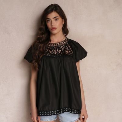 Bluzka damska na wiosnę w stylu boho Renee ze sklepu: renee.pl w kategorii: Bluzki damskie - zdjęcie 6BEED23A-9DF-769_245255