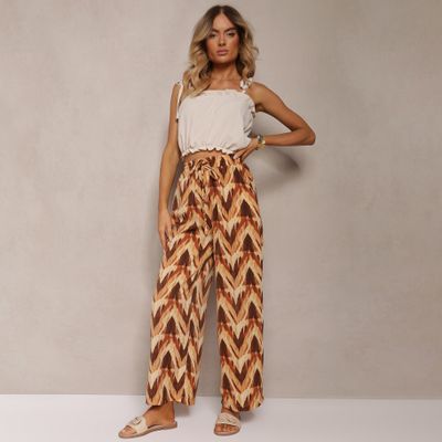 Spodnie damskie boho Renee ze sklepu: renee.pl w kategorii: Spodnie damskie - zdjęcie 6BEED23A-9DF-769_246617