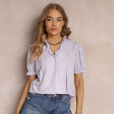 Koszula damska na wiosnę casual Renee ze sklepu: renee.pl w kategorii: Koszule damskie - zdjęcie 6BEED23A-9DF-769_247890