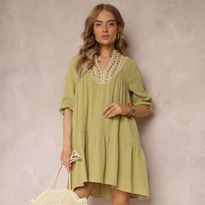 Sukienka oversize'owa Renee ze sklepu: renee.pl w kategorii: Sukienki - zdjęcie 6BEED23A-9DF-769_248075