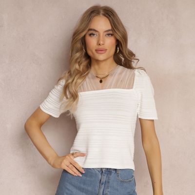 Renee - Bluzka damska casual ze sklepu: renee.pl w kategorii: Bluzki damskie - zdjęcie 6BEED23A-9DF-769_248133