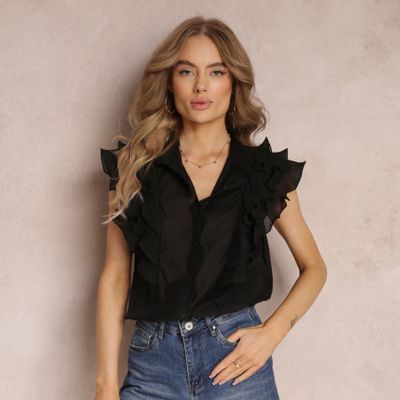 Bluzka damska na wiosnę casual Renee ze sklepu: renee.pl w kategorii: Bluzki damskie - zdjęcie 6BEED23A-9DF-769_248157