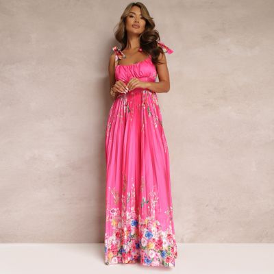 Sukienka na lato elegancka Renee ze sklepu: renee.pl w kategorii: Sukienki - zdjęcie 6BEED23A-9DF-769_249726