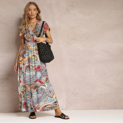 Renee - Sukienka boho ze sklepu: renee.pl w kategorii: Sukienki - zdjęcie 6BEED23A-9DF-769_249812