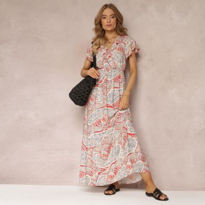 Sukienka boho Renee ze sklepu: renee.pl w kategorii: Sukienki - zdjęcie 6BEED23A-9DF-769_249818