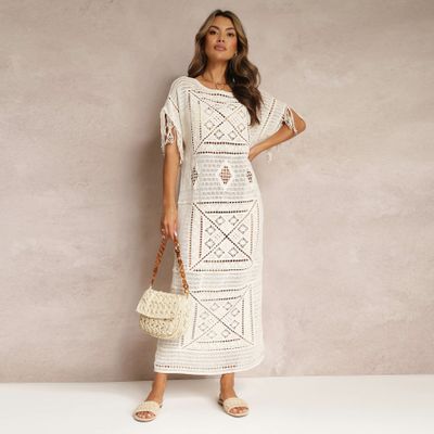 Sukienka boho Renee ze sklepu: renee.pl w kategorii: Sukienki - zdjęcie 6BEED23A-9DF-769_251605