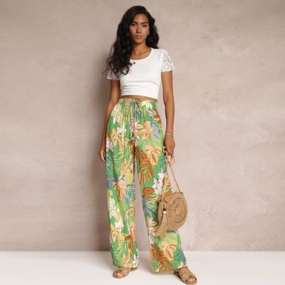 Spodnie damskie boho Renee ze sklepu: renee.pl w kategorii: Spodnie damskie - zdjęcie 6BEED23A-9DF-769_253872
