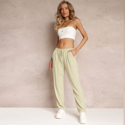 Spodnie damskie casual Renee ze sklepu: renee.pl w kategorii: Spodnie damskie - zdjęcie 6BEED23A-9DF-769_254140