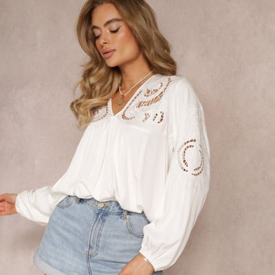 Bluzka damska w stylu boho Renee ze sklepu: renee.pl w kategorii: Bluzki damskie - zdjęcie 6BEED23A-9DF-769_255209