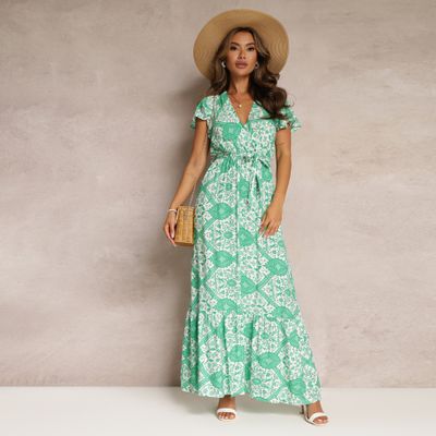 Sukienka na wiosnę elegancka Renee ze sklepu: renee.pl w kategorii: Sukienki - zdjęcie 6BEED23A-9DF-769_260198