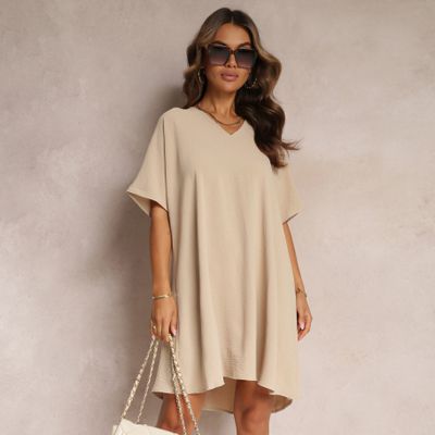 Sukienka oversize'owa Renee ze sklepu: renee.pl w kategorii: Sukienki - zdjęcie 6BEED23A-9DF-769_260699