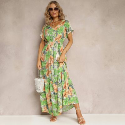 Sukienka wiosenna boho Renee ze sklepu: renee.pl w kategorii: Sukienki - zdjęcie 6BEED23A-9DF-769_261697