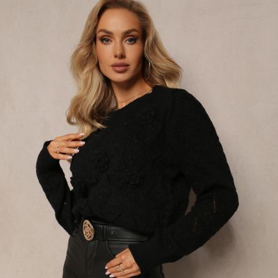 Sweter damski na zimę Renee ze sklepu: renee.pl w kategorii: Swetry damskie - zdjęcie 6BEED23A-9DF-769_269448