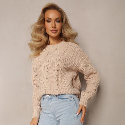 Sweter damski casual na zimę Renee ze sklepu: renee.pl w kategorii: Swetry damskie - zdjęcie 6BEED23A-9DF-769_269456
