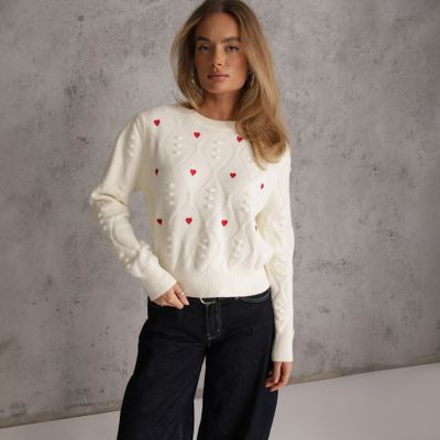 Sweter damski casual na zimę Renee ze sklepu: renee.pl w kategorii: Swetry damskie - zdjęcie 6BEED23A-9DF-769_269461