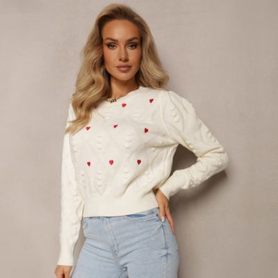 Sweter damski casual na zimę Renee ze sklepu: renee.pl w kategorii: Swetry damskie - zdjęcie 6BEED23A-9DF-769_269461