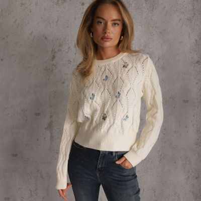 Renee - Sweter damski zimowy ze sklepu: renee.pl w kategorii: Swetry damskie - zdjęcie 6BEED23A-9DF-769_269488