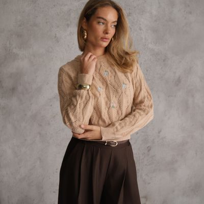 Sweter damski Renee ze sklepu: renee.pl w kategorii: Swetry damskie - zdjęcie 6BEED23A-9DF-769_269490