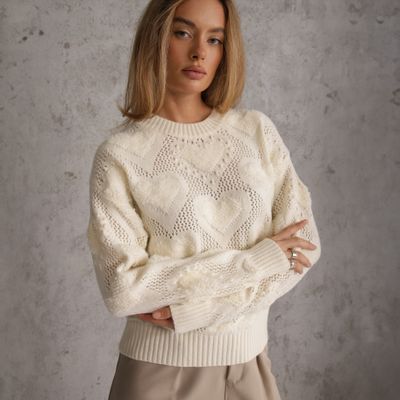 Sweter damski casual Renee ze sklepu: renee.pl w kategorii: Swetry damskie - zdjęcie 6BEED23A-9DF-769_269492