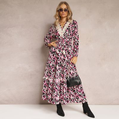 Sukienka boho Renee ze sklepu: renee.pl w kategorii: Sukienki - zdjęcie 6BEED23A-9DF-769_270242