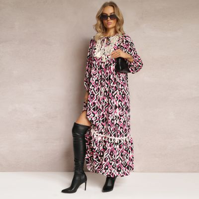 Sukienka w stylu boho Renee ze sklepu: renee.pl w kategorii: Sukienki - zdjęcie 6BEED23A-9DF-769_270243