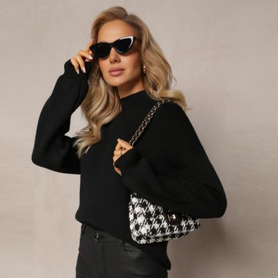 Sweter damski casual Renee ze sklepu: renee.pl w kategorii: Swetry damskie - zdjęcie 6BEED23A-9DF-769_271724