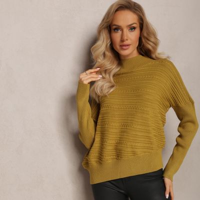 Sweter damski casual Renee ze sklepu: renee.pl w kategorii: Swetry damskie - zdjęcie 6BEED23A-9DF-769_278322