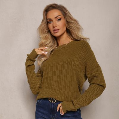 Sweter damski na zimę Renee ze sklepu: renee.pl w kategorii: Swetry damskie - zdjęcie 6BEED23A-9DF-769_278925
