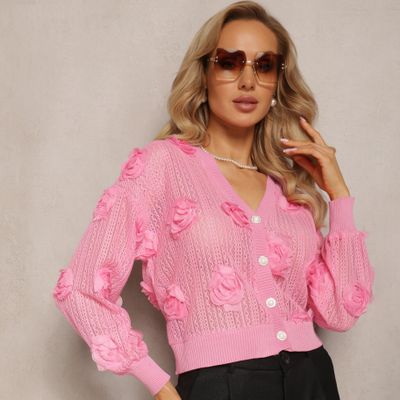 Sweter damski casual na zimę Renee ze sklepu: renee.pl w kategorii: Swetry damskie - zdjęcie 6BEED23A-9DF-769_280451