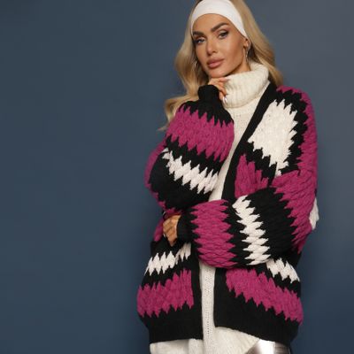 Sweter damski na zimę Renee ze sklepu: renee.pl w kategorii: Swetry damskie - zdjęcie 6BEED23A-9DF-769_280452