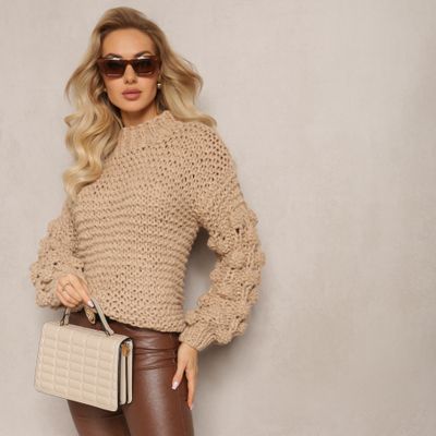 Sweter damski na zimę Renee ze sklepu: renee.pl w kategorii: Swetry damskie - zdjęcie 6BEED23A-9DF-769_281123