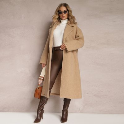 Płaszcz damski casualowy Renee ze sklepu: renee.pl w kategorii: Płaszcze damskie - zdjęcie 6BEED23A-9DF-769_281512