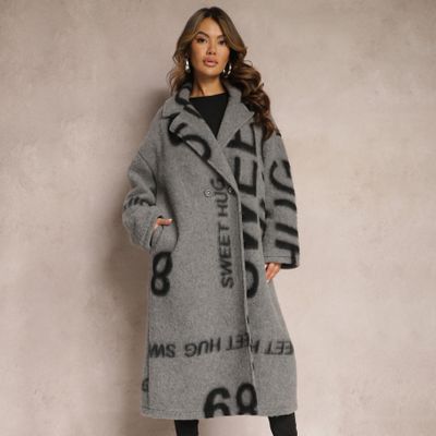 Płaszcz damski casual Renee ze sklepu: renee.pl w kategorii: Płaszcze damskie - zdjęcie 6BEED23A-9DF-769_281518