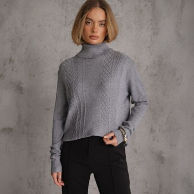 Renee - Sweter damski casual ze sklepu: renee.pl w kategorii: Swetry damskie - zdjęcie 6BEED23A-9DF-769_282416